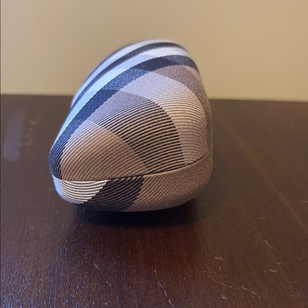 Burberry Eyeglasses Fabric Nova Check Pattern Hard Clamshell CASE ONLY Italy - Picture 4 of 4